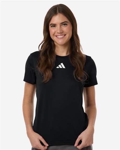 Women's Pregame T-Shirt - Black/ White
