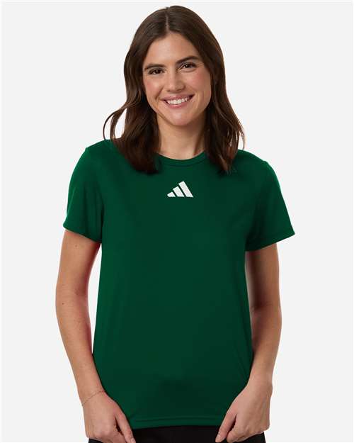 Women's Pregame T-Shirt - Dark Green/ White