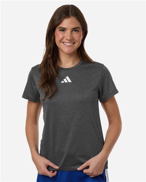 Women's Pregame T-Shirt - Dark Grey Heather/ White