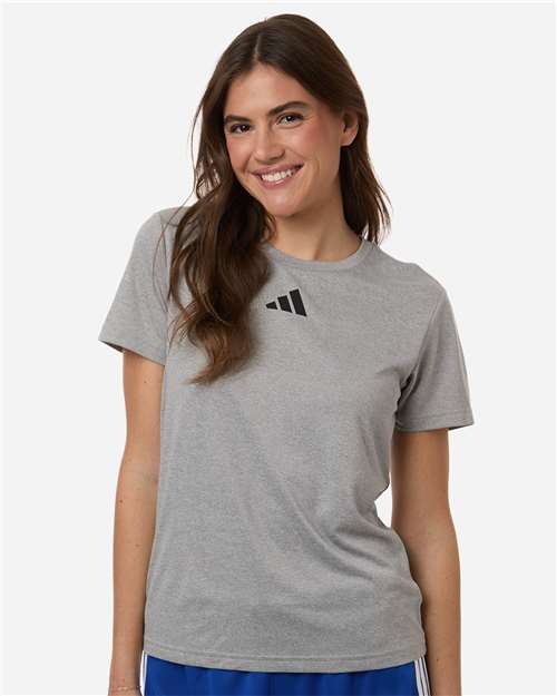 Women's Pregame T-Shirt - Medium Grey Heather/ Black