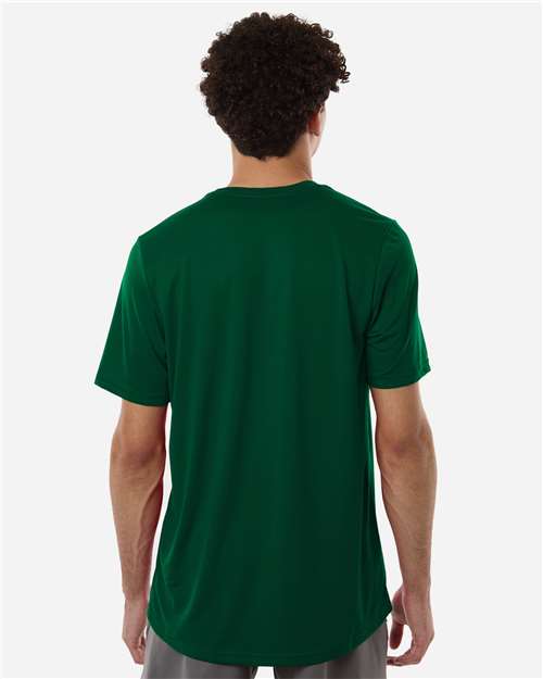 Men's Pregame T-Shirt - Dark Green/ White
