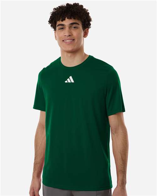 Men's Pregame T-Shirt - Dark Green/ White