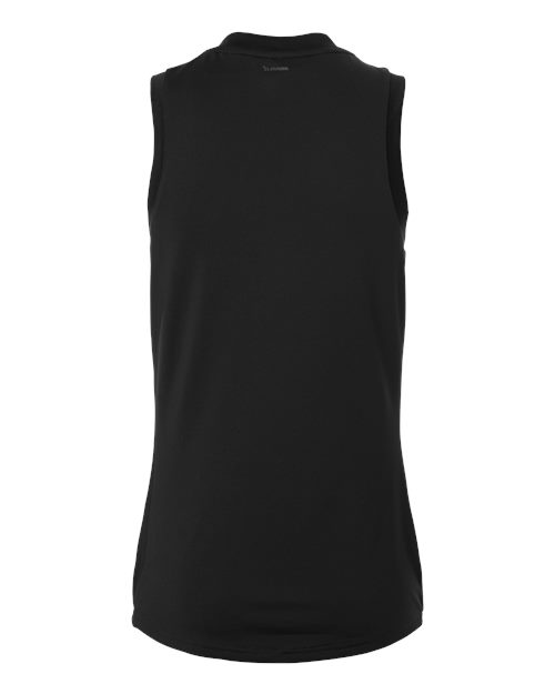 Women's Quickset V-Neck Sleeveless Jersey - Black/ White