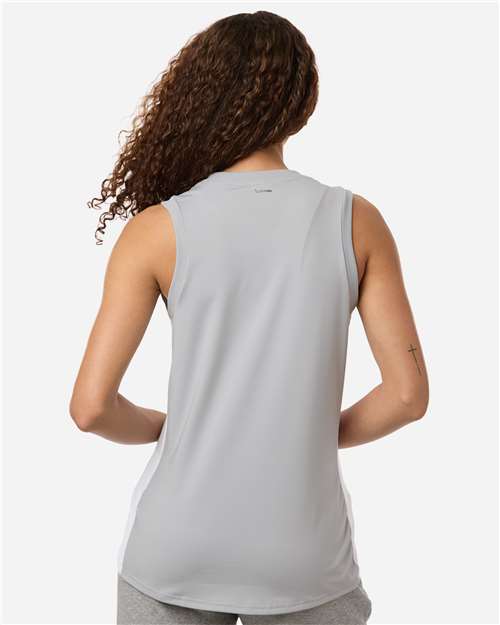 Women's Quickset V-Neck Sleeveless Jersey - Team Light Grey/ White
