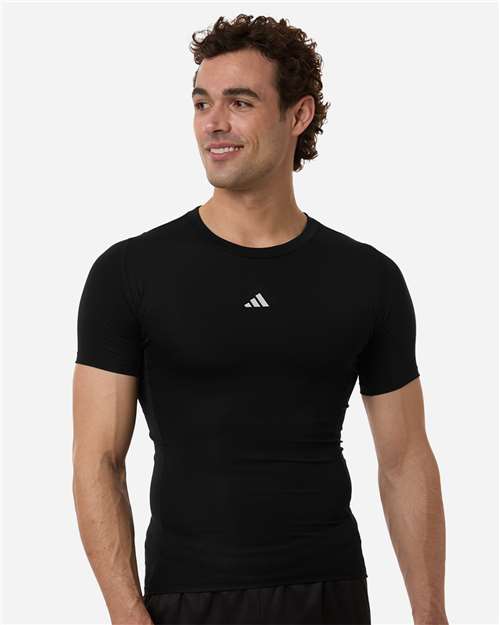 Men's Techfit Compression T-Shirt - Black