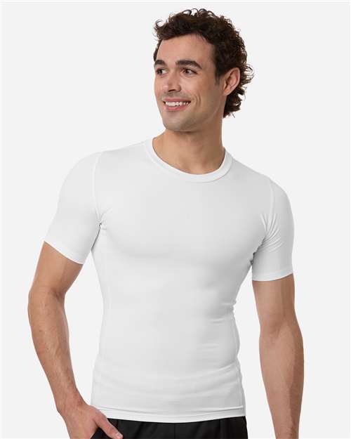 Men's Techfit Compression T-Shirt - White