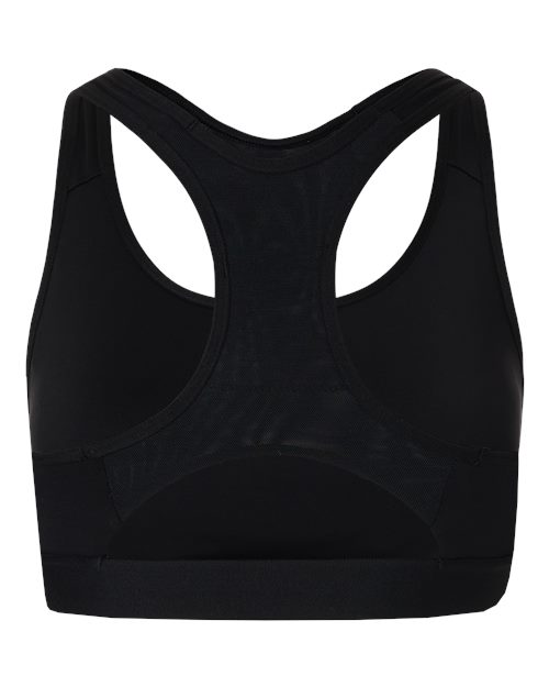 Women's Techfit Compression Racerback Sports Bra - Black