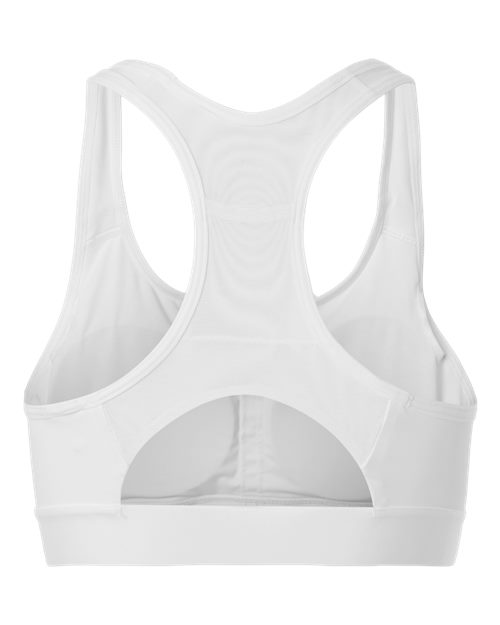 Women's Techfit Compression Racerback Sports Bra - White