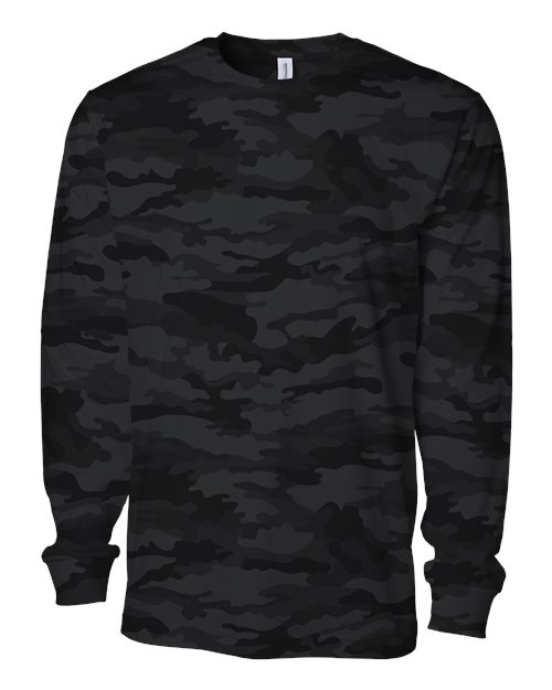 Unisex Premium Long Sleeve T-Shirt - Black Camo