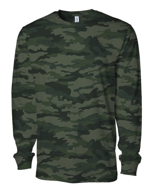 Unisex Premium Long Sleeve T-Shirt - Forest Camo
