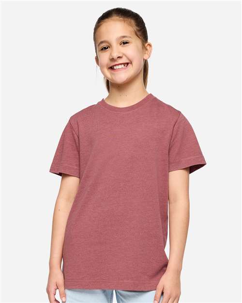 Youth Vintage Wash Tee - Washed Rouge