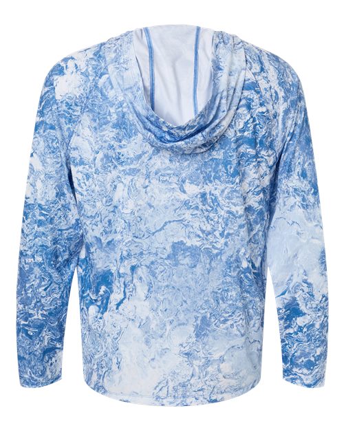 Men's Pursuit Mossy Oak Printed Hooded Long Sleeve T-Shirt - Regatta