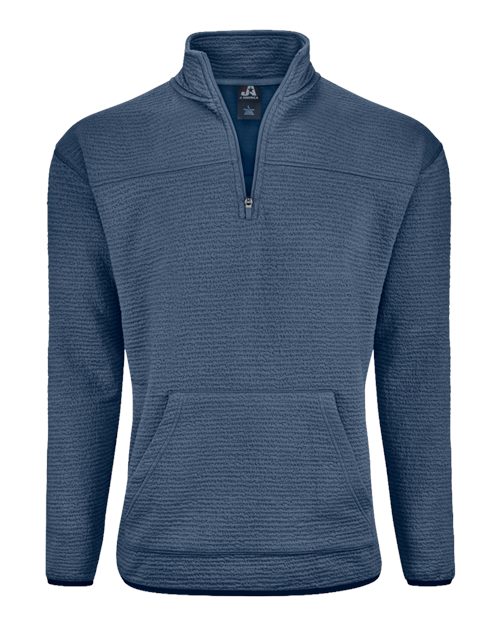 Unisex Pebble Fleece Quarter-Zip Pullover - Baltic