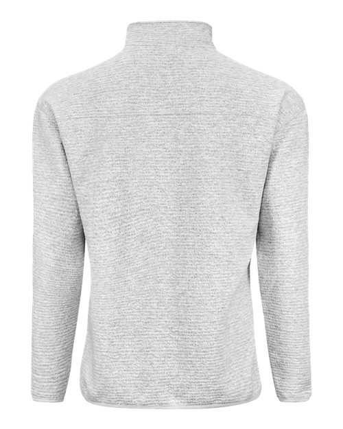 Unisex Pebble Fleece Quarter-Zip Pullover - Grey Heather