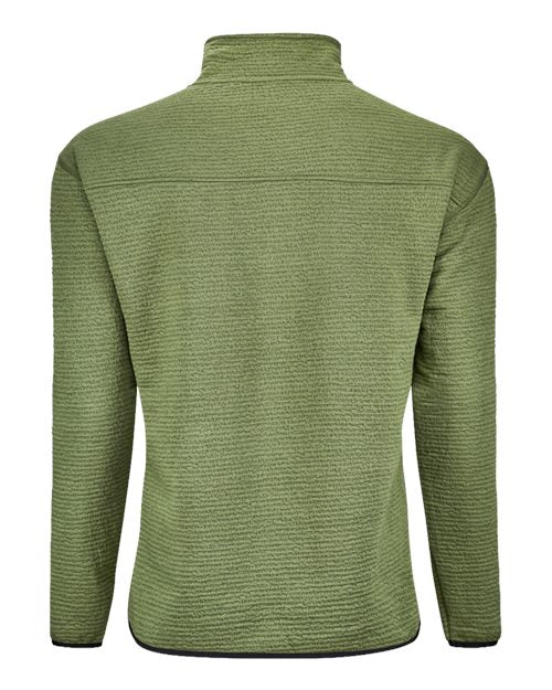 Unisex Pebble Fleece Quarter-Zip Pullover - Moss