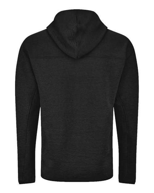 Unisex Pebble Fleece Hooded Pullover - Black