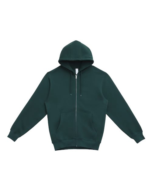 Unisex Premium Full-Zip Hooded Sweatshirt - Sports Green