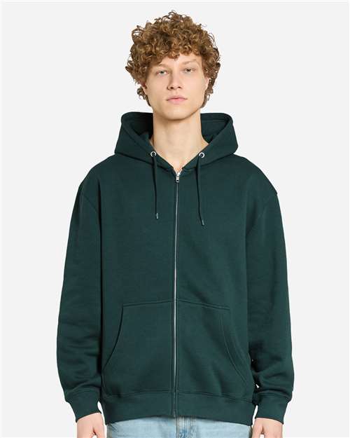 Unisex Premium Full-Zip Hooded Sweatshirt - Sports Green