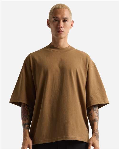 Unisex Max Heavyweight Oversized T-Shirt - Latte