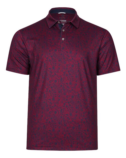 Men's Sunset Polo - Berry
