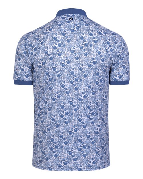 Men's Haven Piqué Polo - Blue Shadow