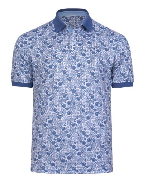 Men's Haven Piqué Polo - Blue Shadow