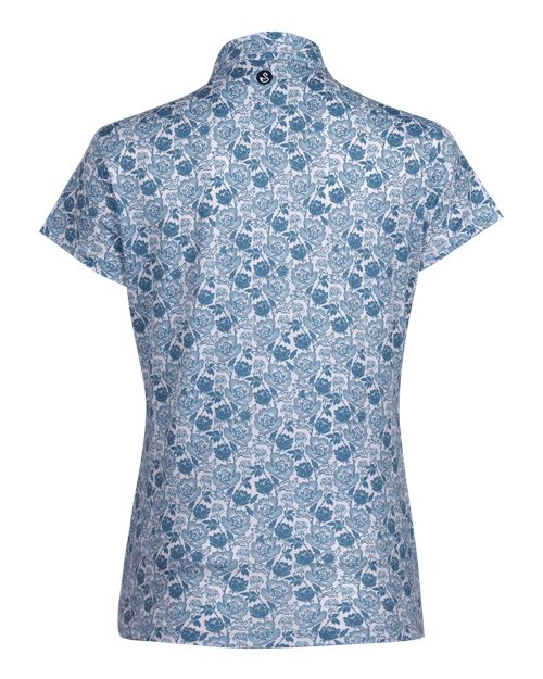 Women's Melissa Piqué Polo - Blue Shadow