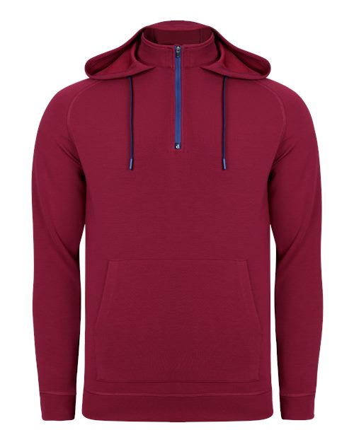 Men's Jonathan Hooded Sweatshirt - Berry