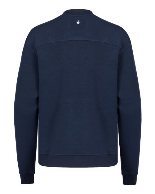 Women's Margaret Cross Neck Sweatshirt - Navy