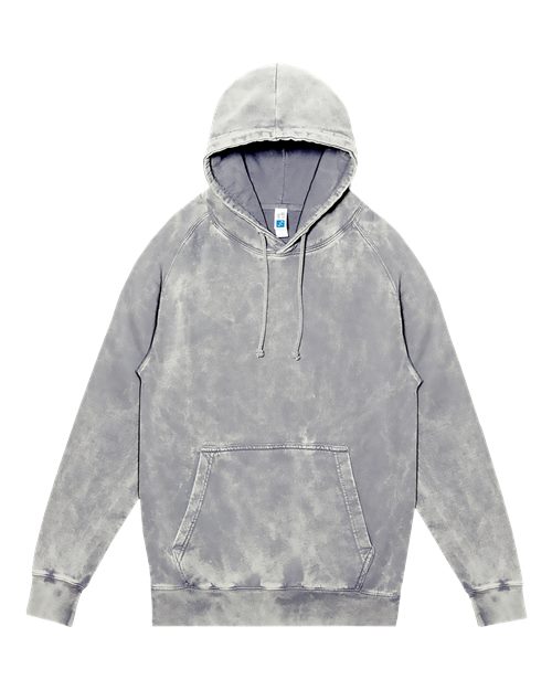 Unisex Vintage Raglan Hooded Sweatshirt - Cloud Rock