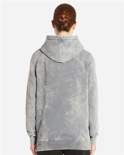 Unisex Vintage Raglan Hooded Sweatshirt - Cloud Rock
