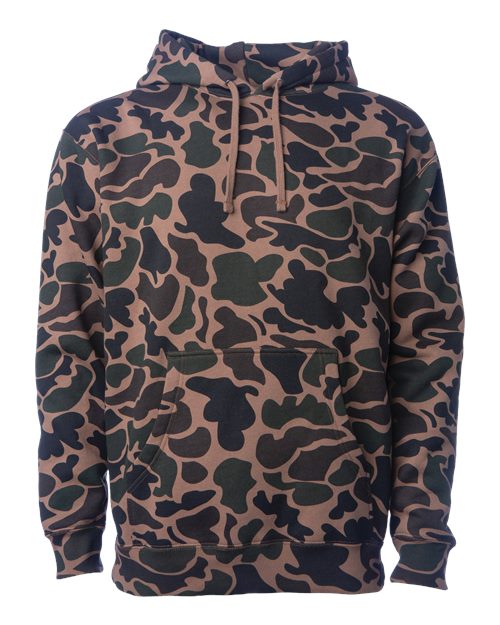 Unisex Midweight Hooded Sweatshirt - Duck Camo