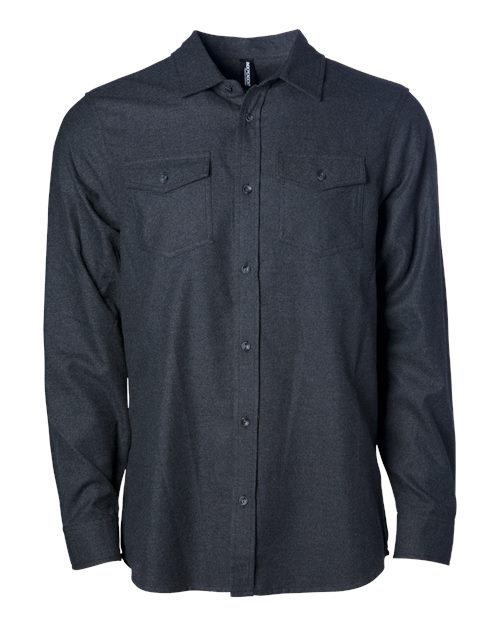 Unisex Flannel Shirt - Charcoal Heather