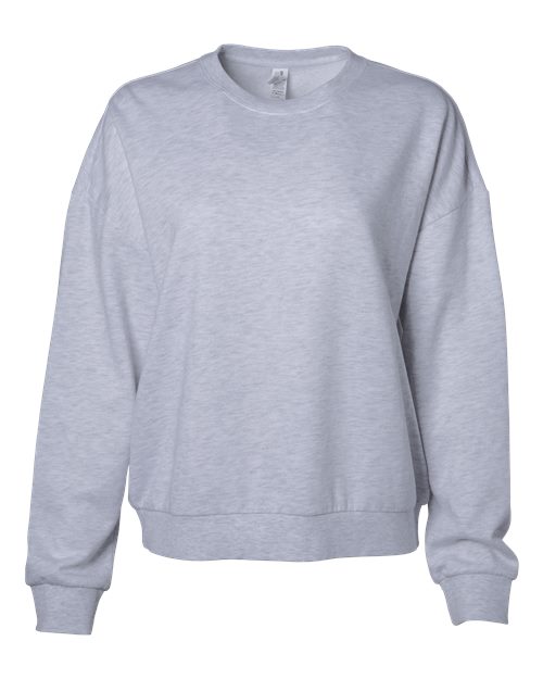 Women's California Wave Wash Sunday Crewneck Sweatshirt - Ash Heather