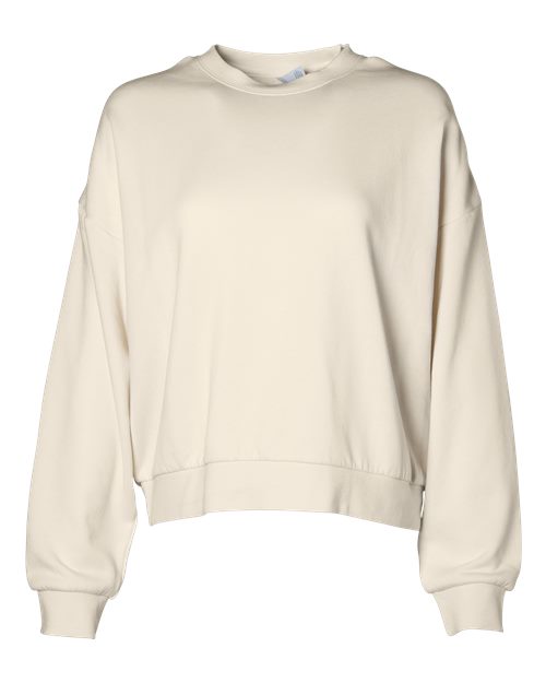 Women's California Wave Wash Sunday Crewneck Sweatshirt - Bone