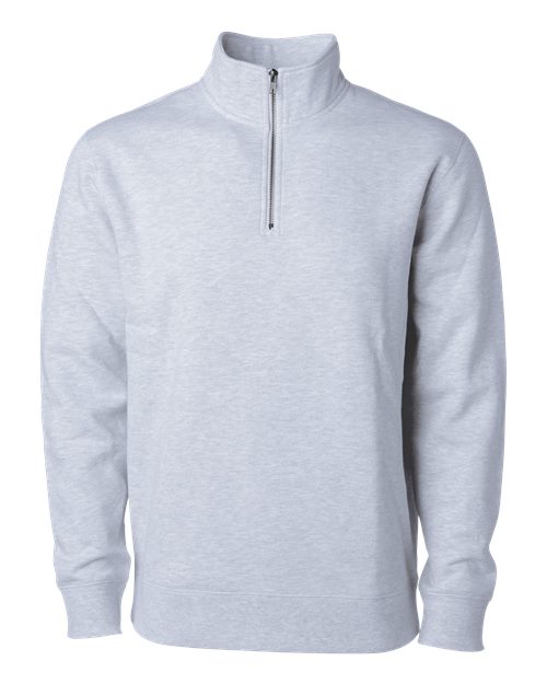 Unisex Midweight Quarter-Zip Pullover - Ash Heather