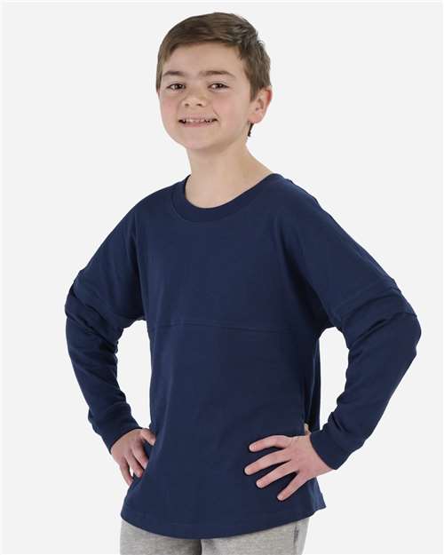 Youth Pom Pom Jersey - Navy