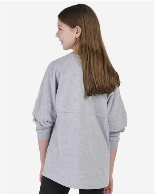 Youth Pom Pom Jersey - Oxford Heather