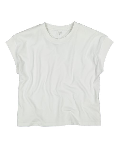 Women's Relaxed Vintage Wash Tee - Washed White