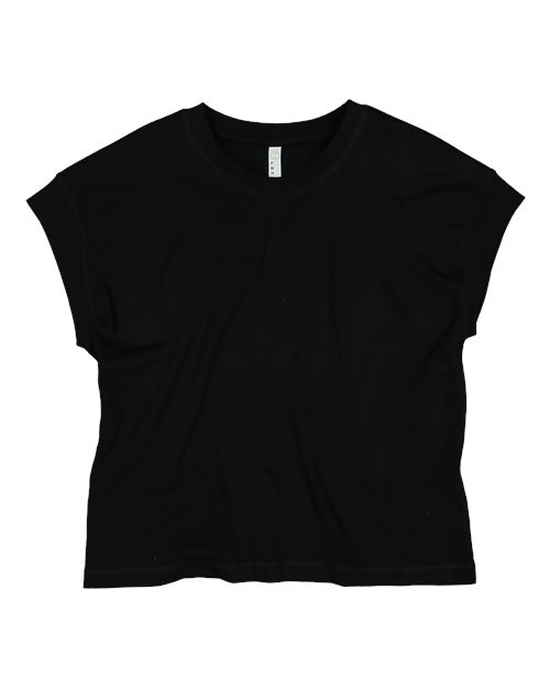 Women's Relaxed Vintage Wash Tee - Washed Jet Black