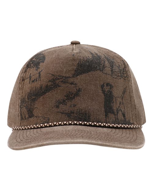 Lab Nature Scene Cap - Dark Brown