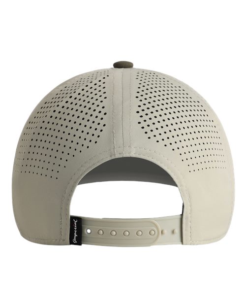 The Elements Recycled Two-Tone Performance Cap - Putty/ Olive Green