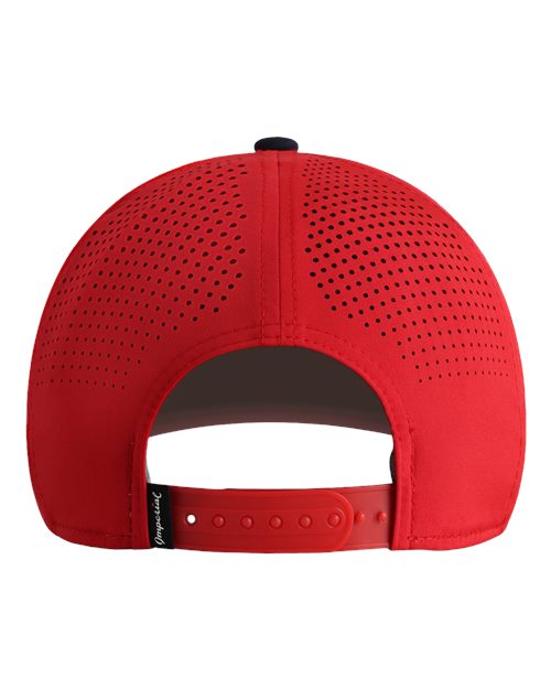 The Elements Recycled Two-Tone Performance Cap - Red/ Navy