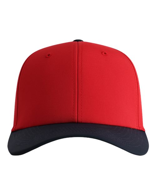 The Elements Recycled Two-Tone Performance Cap - Red/ Navy