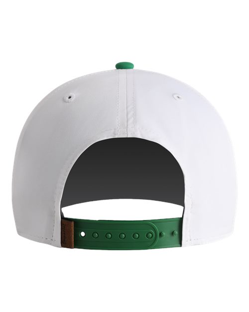 The Harrison Cap - White/ Grass Green-Grass Green