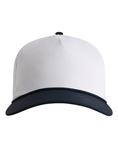 The Harrison Cap - White/ Navy-Navy