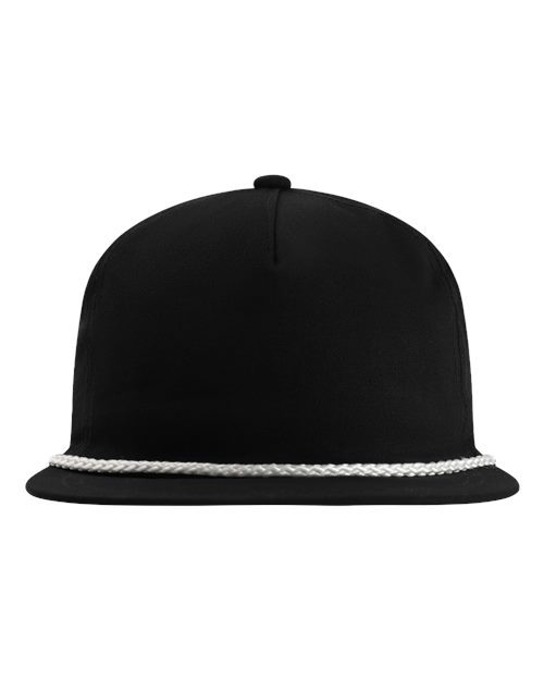 The Original Rope Five-Panel Cap - Black/ White