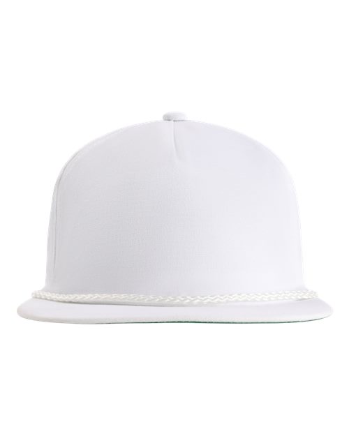 The Original Rope Five-Panel Cap - White/ White