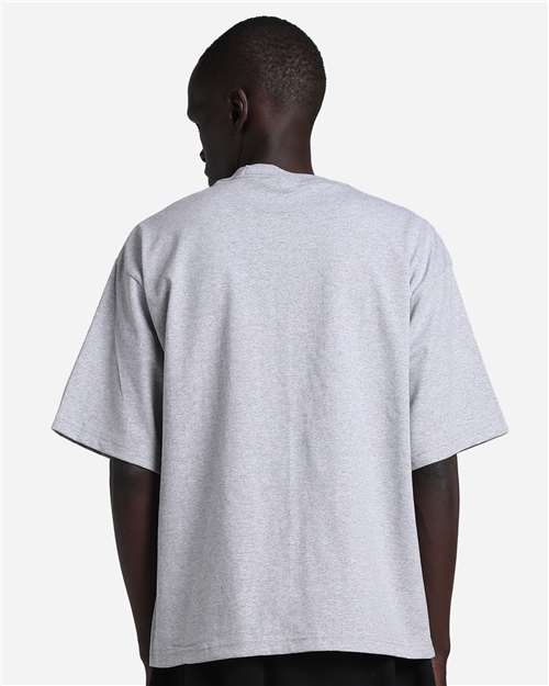Unisex Max Heavyweight Cropped T-Shirt - Heather Grey