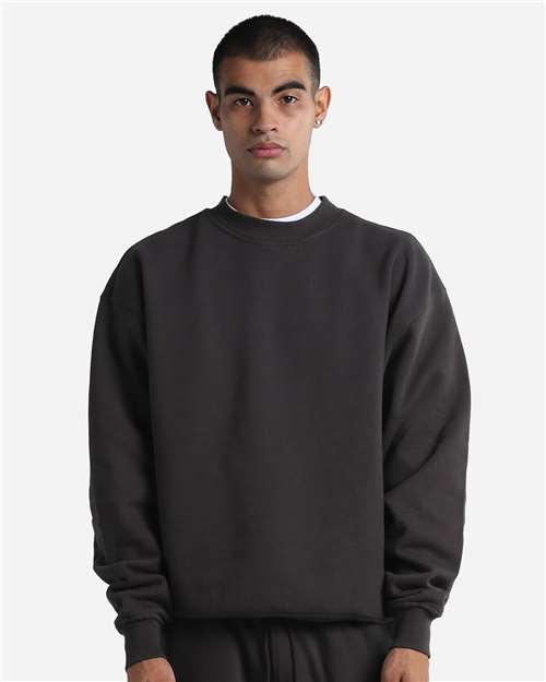 Unisex Max Heavy Fleece Garment-Dyed Crewneck Sweatshirt - Shadow